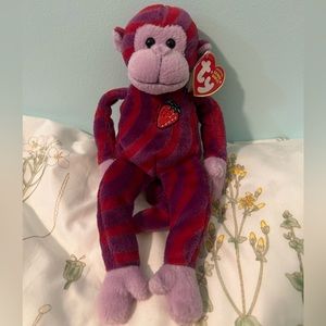 Twisty Strawberry Twizzlers Beanie Baby TY with Tags 2009